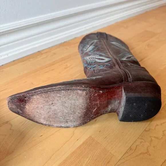 🤠 Justin Justin Bent Rail Cowboy Boots (BRL104) – Excellent Condition  size 8.5 - Picture 4 of 6